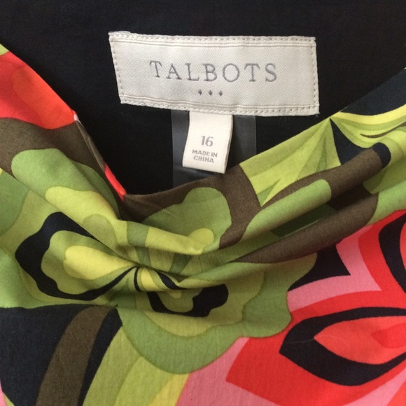 Talbots Floral Print Skirt - Picture 4 of 6